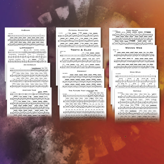 The Joy of Motion Drum Transcript & Drum-Less Tracks